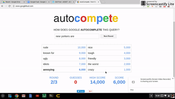 Google Feud turns Google autocomplete into a soul-crushing game - Vox